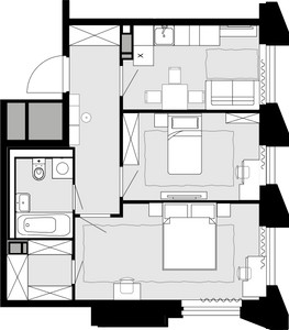 Планировка квартиры, ID 255703