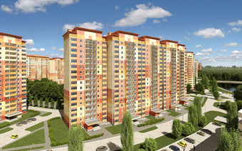 вид сбоку жк Новые Островцы