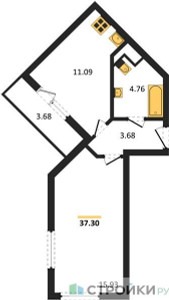 Планировка квартиры, ID 437153