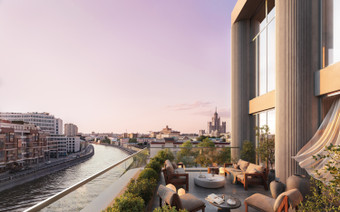 Терраса в ЖК "Садовническая 69"