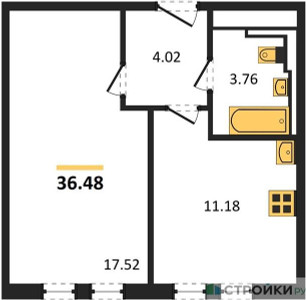 Планировка квартиры, ID 213639