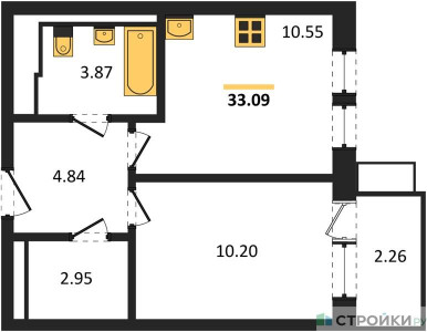 Планировка квартиры, ID 422847