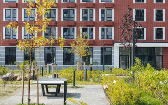 зона для отдыха в ЖК "Измайловский лес"