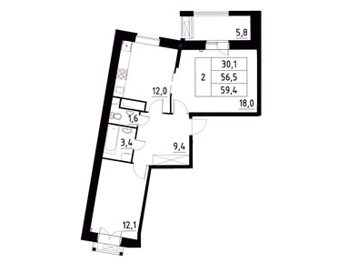 Планировка квартиры, ID 202671