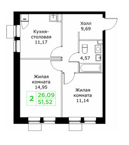 Планировка квартиры, ID 404955