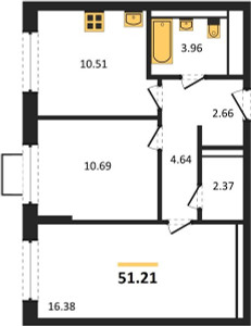 Планировка квартиры, ID 217892