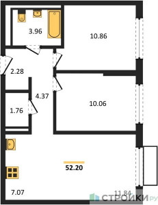 Планировка квартиры, ID 458360