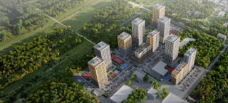 ЖК “Новая Ивантеевка” с высоты птичьего полета