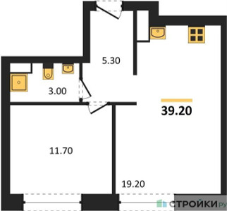 Планировка квартиры, ID 268274