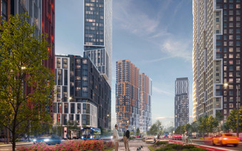 Придомовая территория ЖК “Событие”