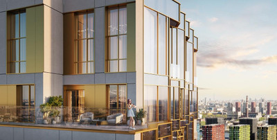 Планировка трехкомнатной(квартира) площадью 94.3 квадратных метров в ЖК “ЖК WOW (Вау)”