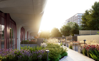 Озеленение в ЖК “Саввинская 27”