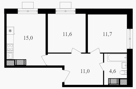 Планировка квартиры, ID 350829