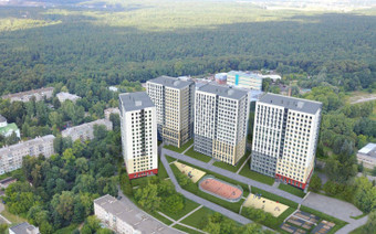 ЖК Новое Лыткарино с высоты птичьего полета