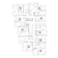 Планировка трехкомнатной(квартира) площадью 74.1 квадратных метров в “ЖК ВЭРИ на Миклухо-Маклая”