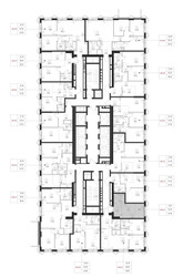 Планировка студии(квартира) площадью 23.3 квадратных метров в ЖК “ЖК SET (Сет)”