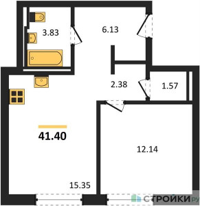 Планировка квартиры, ID 447239