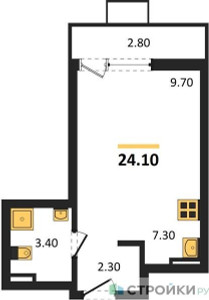 Планировка квартиры, ID 350090