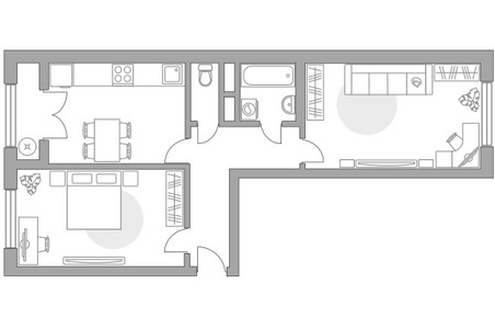 Планировка квартиры, ID 479789