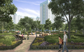 территория ЖК Город Счастья