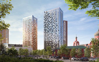 Общий вид ЖК "Сити квартал Отрада"