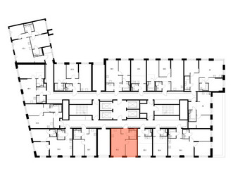 Планировка однокомнатной(квартира) площадью 36.5 квадратных метров в ЖК “ЖК 2-й Иртышский”