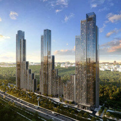Планировка трехкомнатной(квартира) площадью 92.3 квадратных метров в ЖК “ЖК Айс Тауэрс”