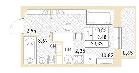 Планировка квартиры, ID 337093