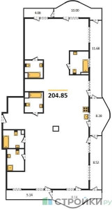 Планировка квартиры, ID 260003