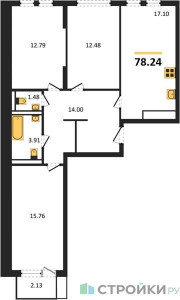 Планировка квартиры, ID 226670