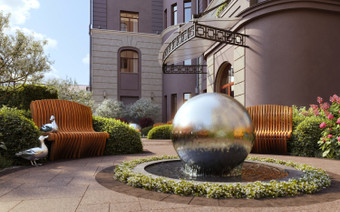 Двор в КД "Чистые Пруды"