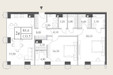 Планировка квартиры 4+ комнат (Квартиры)109
