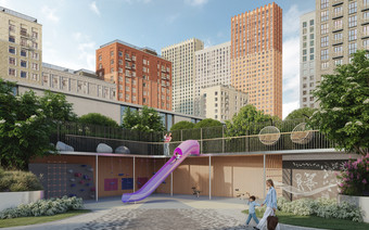 Детская площадка в ЖК "Свет"