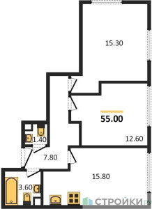 Планировка квартиры, ID 127192