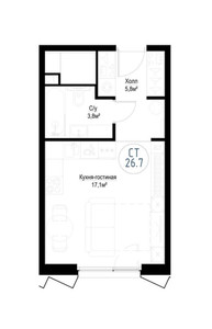 Планировка квартиры, ID 174732