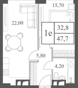 Планировка квартиры, ID 144576