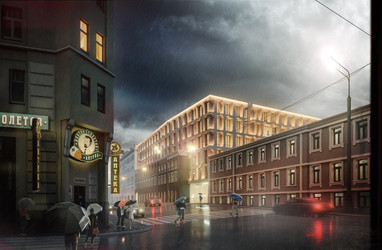 Планировка трехкомнатной(апартаменты) площадью 69.3 квадратных метров в ЖК “ЖК Allegoria Mosca (Аллегория Моска)”