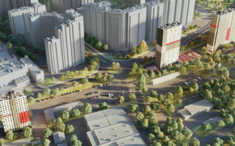 ЖК Реут с высоты птичьего полета