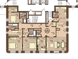 Планировка 4+ комнатной(квартира) площадью 207.25 квадратных метров в “ЖК Villa Grace (Вилла Грейс)”
