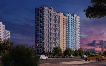 Придомовая территория ЖК Лучи