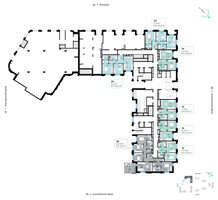 Планировка двухкомнатной(квартира) площадью 76.32 квадратных метров в “СберСити в Рублево-Архангельском”
