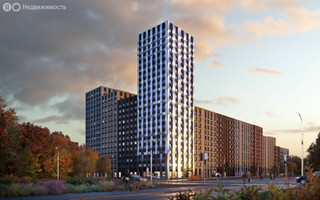 Планировка трехкомнатной(квартира) площадью 76.4 квадратных метров в “ЖК Дмитровское небо”