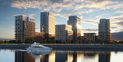 Планировка трехкомнатной(квартира) площадью 94.3 квадратных метров в ЖК “ЖК WOW (Вау)”