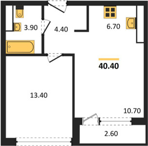 Планировка квартиры, ID 115907