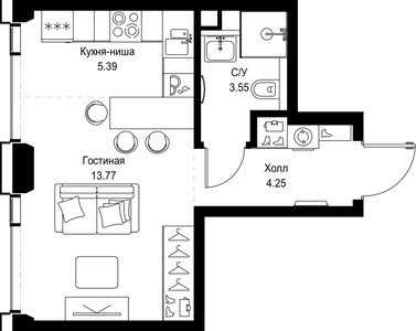 Планировка квартиры, ID 554010