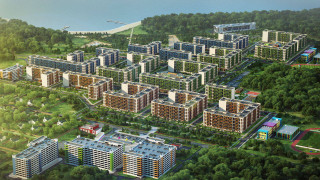 Общий план ЖК "Пироговская Ривьера"