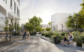 Двор в ЖК "Свет"