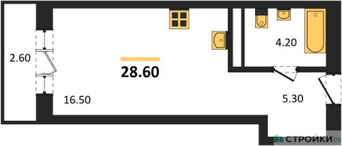 Планировка квартиры, ID 453088