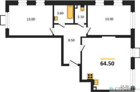 Планировка квартиры, ID 432729