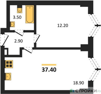 Планировка квартиры, ID 546793